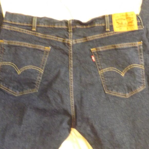 Levi’s 505 Jeans Mens 40x32 Blue Denim Straight Regular Mid Rise 5 Pocket Casual - Picture 6 of 6